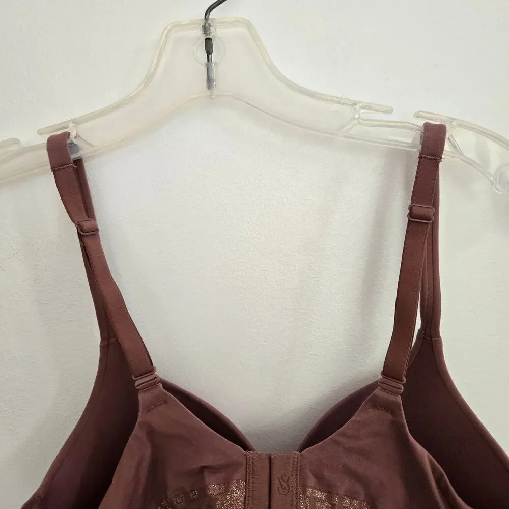 Victoria's Secret Perfect Shape Bra Padded Mauve Underwire 34D